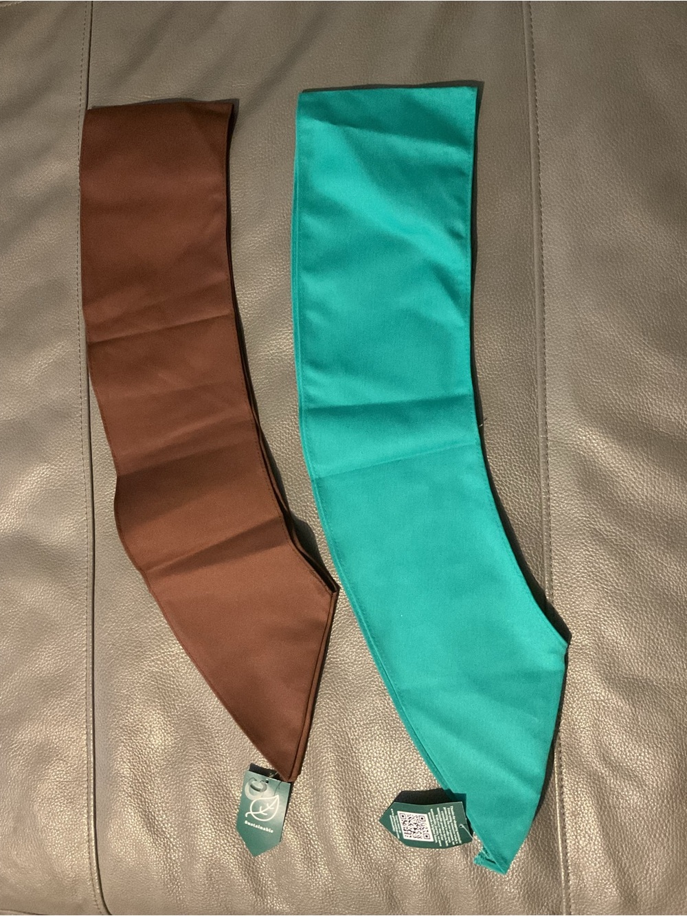 Girl Scout sashes. Set of 2 - Brownies and Juniors